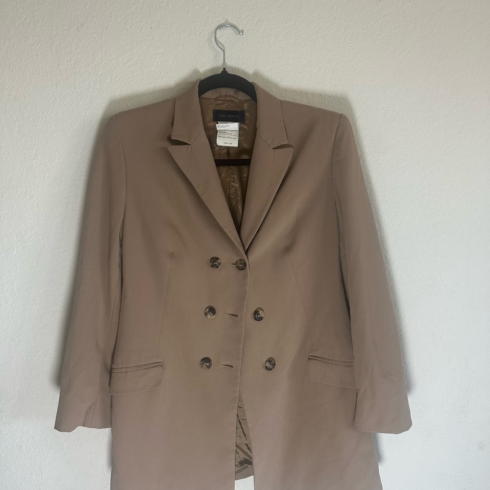 Piazza Sempione Classic Tan Blazer